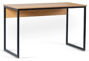 ROSS íróasztal 120 cm, arany tölgy/fekete