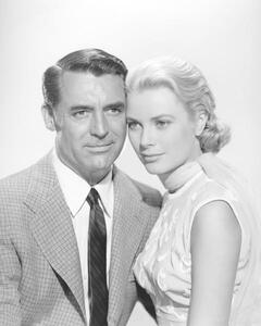Művészeti fotózás Cary Grant And Grace Kelly, To Catch A Thief 1955 Directed Byalfred Hitchcock, (30 x 40 cm)