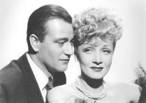 Fotográfia John Wayne And Marlene Dietrich
