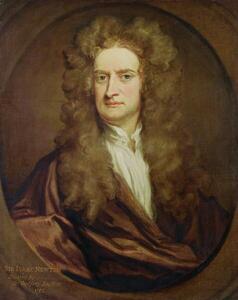 Fotográfia Portrait of Isaac Newton, 1702, Kneller, Godfrey, (30 x 40 cm)