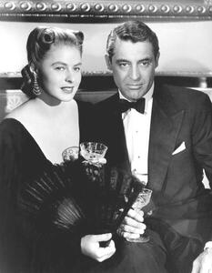 Művészeti fotózás Ingrid Bergman And Cary Grant, (30 x 40 cm)