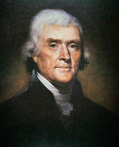 Fotográfia Thomas Jefferson, 19th century, Peale, Rembrandt