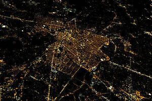 Művészeti fotózás light of city at night, gdmoonkiller, (40 x 26.7 cm)