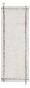 Krémszínű mosható kézi szövésű pamut futószőnyeg 80x230 cm Cuisine Natural – Lorena Canals
