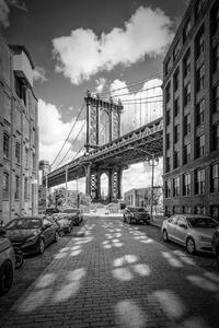 Művészeti fotózás NEW YORK CITY Manhattan Bridge, Melanie Viola, (26.7 x 40 cm)
