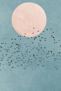 Illusztráció Fly Away, Kubistika, (26.7 x 40 cm)