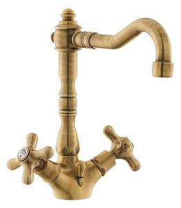 Mosdó csaptelep Paffoni Ricordi leeresztőszeleppel Bronz IR085BR