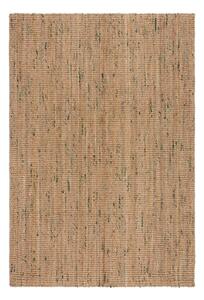 Zöld-natúr színű kétoldalas kézi szövésű juta szőnyeg 120x170 cm Jute Boucle Green – Flair Rugs