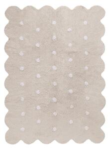 Bézs mosható kézi szövésű pamut gyerek szőnyeg 120x160 cm Biscuit Beige – Lorena Canals
