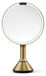 Kozmetikai tükör világítással-nagyítós (ötszörös) ø 20 cm Sensor – simplehuman