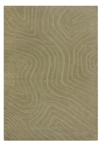 Khaki kézi szövésű gyapjú szőnyeg 200x290 cm Mesmerise Sage – Flair Rugs