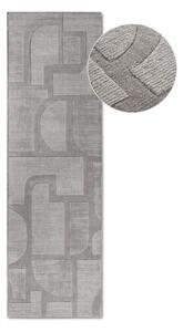 Szürke kézi szövésű gyapjú futószőnyeg 80x250 cm Alexis – Villeroy&Boch