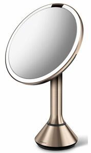 Simplehuman Sensor Touch DUAL kozmetikai LED tükör, 5x nagyítás, rose gold