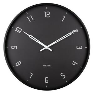 Karlsson 5950BK design falióra 40 cm, fekete