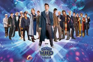 Plakát Doctor Who - 60th Anniversary, (91.5 x 61 cm)