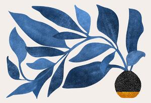 Illusztráció Wandering Ivy in Blue, Kristian Gallagher, (40 x 30 cm)