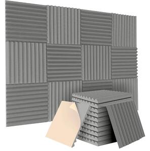 12 db öntapadós, hangszigetelő fali panel habszivacsból
