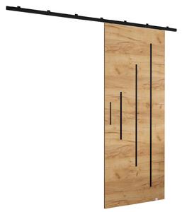 Tolóajtó 80 cm Zodiac Y (craft tölgy). Akció -24%