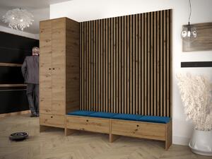 Z0ND0 Előszoba Esmaldos VI (artisan tölgy + fekete + kék) . 1104725