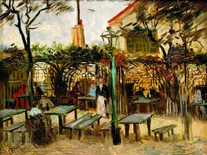 Festmény reprodukció Café Terrace on Montmartre (La Guinguette) - Vincent van Gogh, (40 x 30 cm)