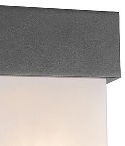Kültéri fali lámpa sötétszürke IP54 mozgásérzékelő - Tide