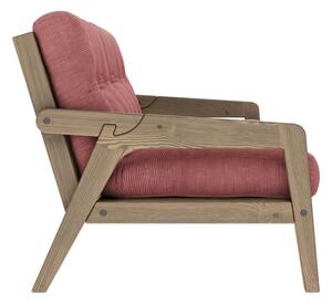 Rózsaszín kinyitható kanapé 190 cm Grab Carob – Karup Design