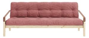 Rózsaszín kordbársony kinyitható kanapé 204 cm Poetry – Karup Design