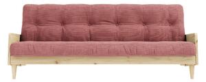 Rózsaszín kinyitható kanapé 190 cm Indie – Karup Design