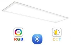 RGB-CCT LED panel , 120 x 30 cm , 40W , dimmelhető , színes , állítható fehér színárnyalat , LEDISSIMO SMART , Bluetooth