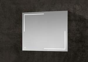 Négyszögletes Fürdőszobai Tükör LED Világítással, SP3 Medium, IP21, 6500K, 290LM, Sz80xM65 cm