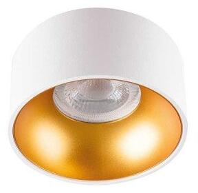 LED lámpatest , mennyezeti , spot keret , GU10 , beépíthető , fehér , arany , MINI RITI