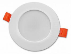 LED panel , 12W , süllyesztett , kerek , természetes fehér, IP44 , Marlon