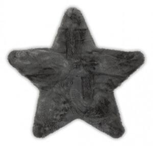 Chiara Uni 601 Anthra csillag alakú szőnyeg szürke