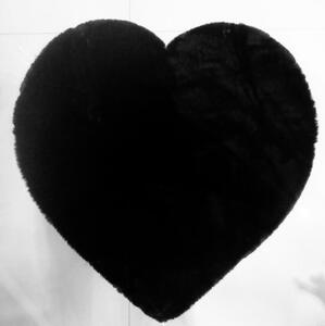 Chiara Uni 600 Black szív alakú szőnyeg