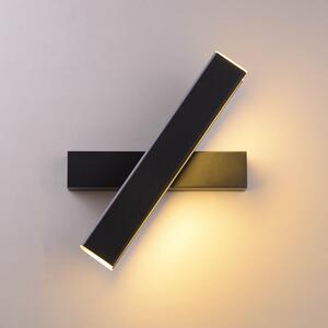 Kültéri fali LED lámpa 6W fekete IP65 vízálló (OUTDOOR-LED-1038-BLACK)