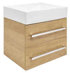 Fürdőszobaszekrény fürdőszobaszekrény SAT Cube Way 60x53x46 cm fürdőszobaszekrény mat CUBE46602DHSATCW