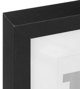Fali képkeret 25x30 cm, 2 részes, fekete fehér - MULTI