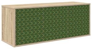 VidaXL Falsítható TV Szekrény GELEEN 102 x 33 x 40 cm Sonoma Tölgy