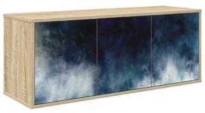 VidaXL Falsítható TV Szekrény RAALTE 102 x 33 x 40 cm Sonoma Tölgy