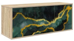 VidaXL Falsítható TV Szekrény WIJHE 102 x 33 x 40 cm Sonoma Tölgy