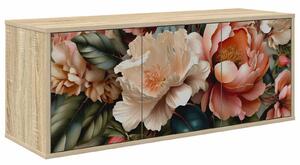 VidaXL Falsítható TV Szekrény BORNE 102 x 33 x 40 cm Sonoma Tölgy