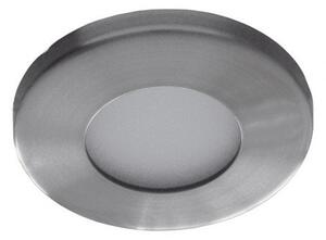 LED lámpatest , spot keret , süllyesztett , kerek , MR16 , GU10 , szatén nikkel, IP44 , Marin