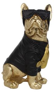 Menő bulldog - szobor