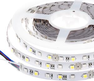 LED szalag , 5050 , 60 led/m , 14,4W/m , RGBW , 10 mm , W = hideg fehér