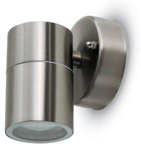LED lámpatest , GU10-es foglalatú , oldalfali , króm , IP44