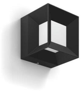 Led lámpatest , oldalfali , 8 Watt , meleg fehér , kültéri , IP44 , Philips , Panterre , 16480/30/P0