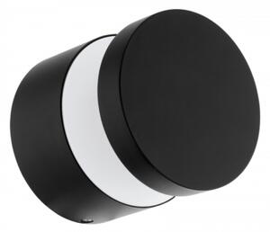 Led lámpatest , oldalfali , 11 Watt , meleg fehér , fekete , kültéri , IP44 , EGLO , MELZO , 97303