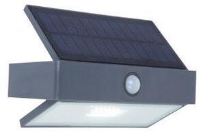 LED lámpatest , oldalfali , 2W , napelemes , mozgásérzékelős , természetes fehér , kültéri , IP44 , LUTEC , ARROW