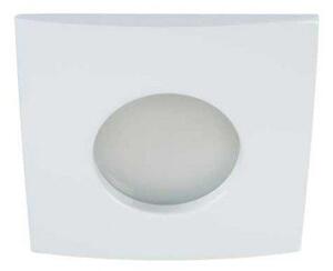 LED lámpatest , spot keret , süllyesztett , négyzet , GU10 , fehér , IP44 , QULES