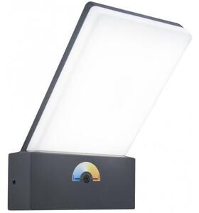 LED lámpatest , oldalfali , 16W , CCT , szürke , kültéri , IP54 , LUTEC , PANO